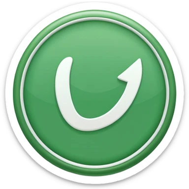 Make a plain green circle with a tic good sign sticker