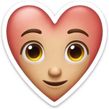 Heart sticker