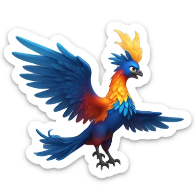 Rising phoenix  sticker