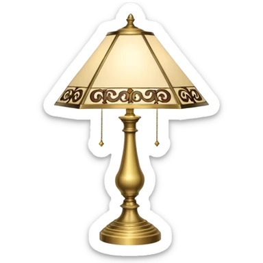 table lamp sticker