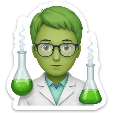 green scientific experts sticker