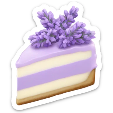 Lavender cheesecake sticker