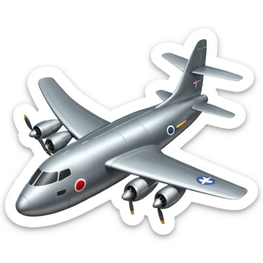 Bomber Plane  sticker