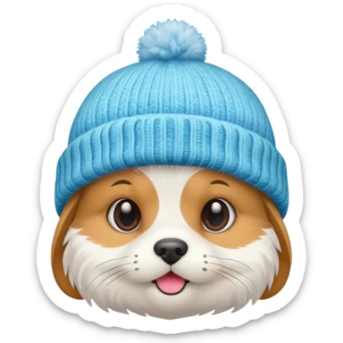 Winter Beanie Pet sticker