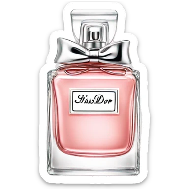 miss dior perfume bottle sticker