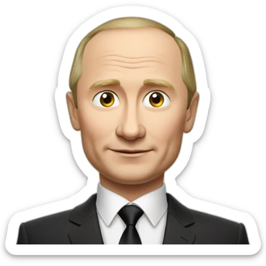 putin welcomes to russia sticker