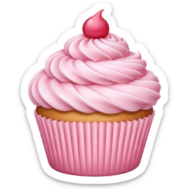 Light Pink Cupcake sticker
