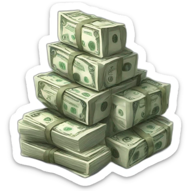 font-vault-pile-cash-currency sticker