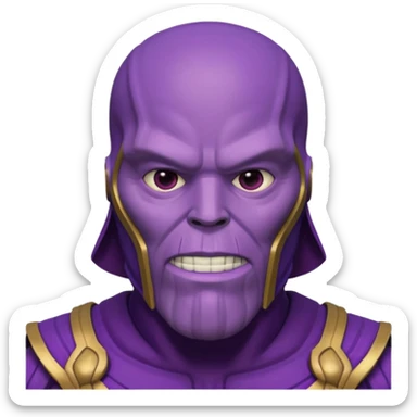 thanos from squid gam the k drama sticker