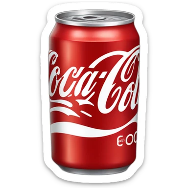 Canette de coca cola sticker