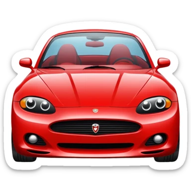 The beautiful car sticker