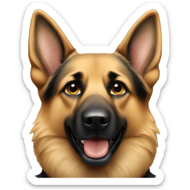 german shepherd  sticker