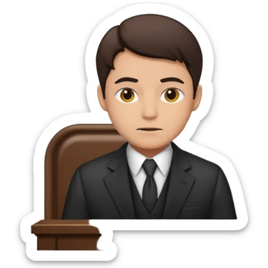 courtroom juror sticker