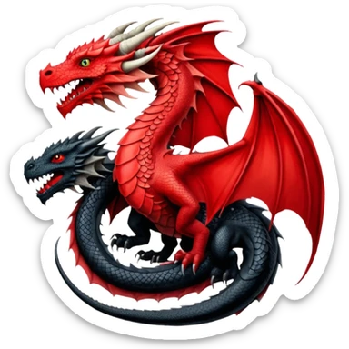 House of the dragon targaryen logo sticker