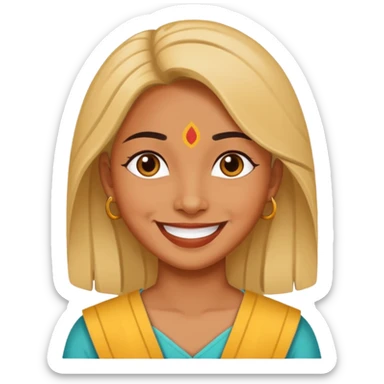 A woman named Kannada Patsy Shayla. sticker