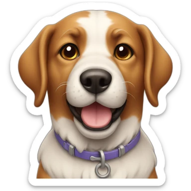 dog happy sticker