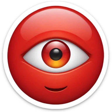 Ojo rojo sticker