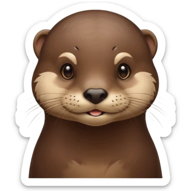 with otter please sticker