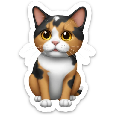 calico with cigarette sticker