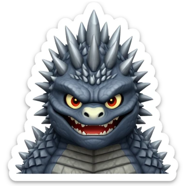godzilla sticker