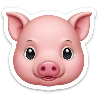 baby pig sticker