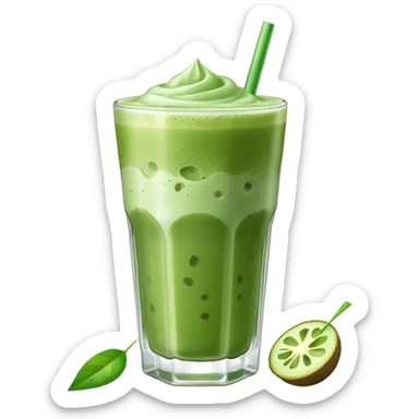 Ice Matcha latte sticker