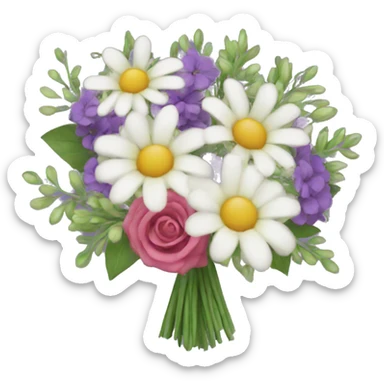 bouquet sticker