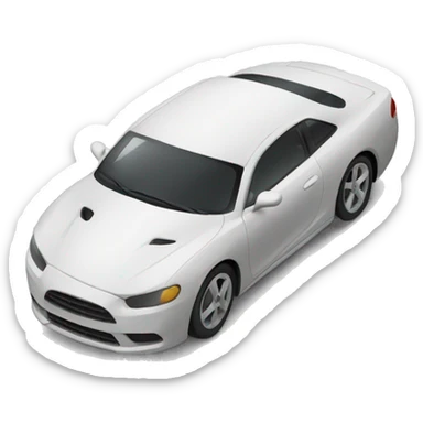 car with track sticker