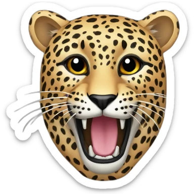 leopard sticker
