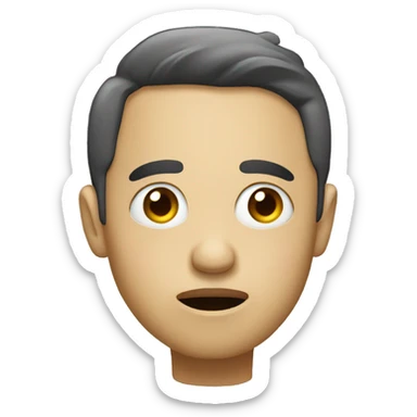 distracted person sticker