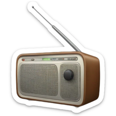 wireless fm radio sticker
