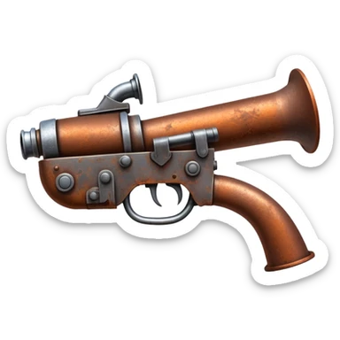 Pipe gun sticker