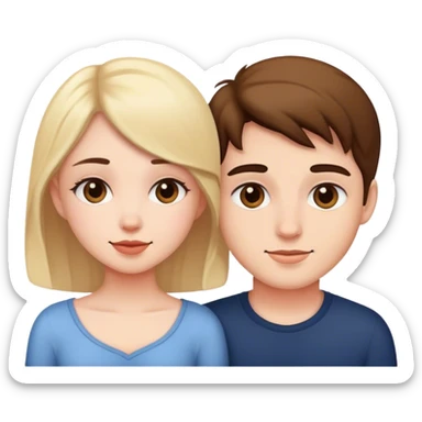 милая пара sticker