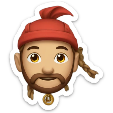 red compass adventure sticker