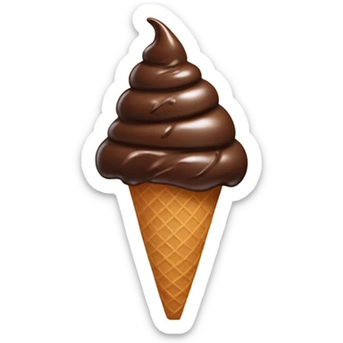 Poop ice cream  sticker