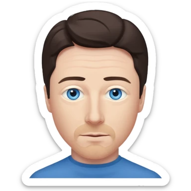 Aiden Gillen with blue eyes sticker