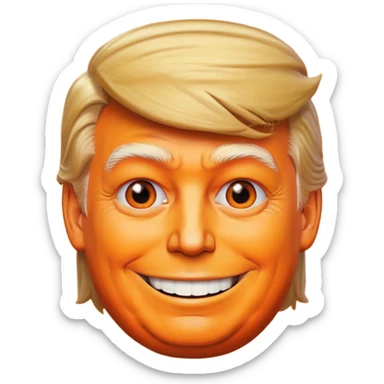 make a trump emoji sticker
