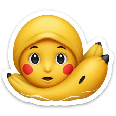 Naked Asian women with a dick sticker