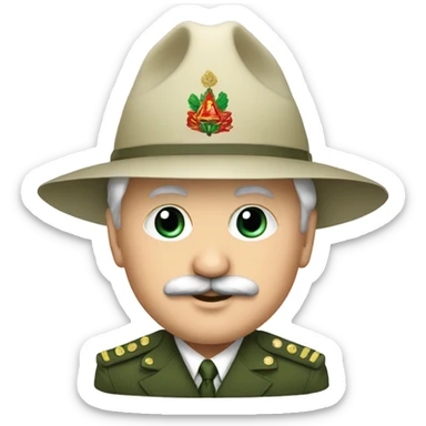 Lukashenko wears hebrew hat sticker