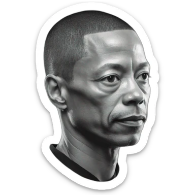 Jeff mills -platine sticker