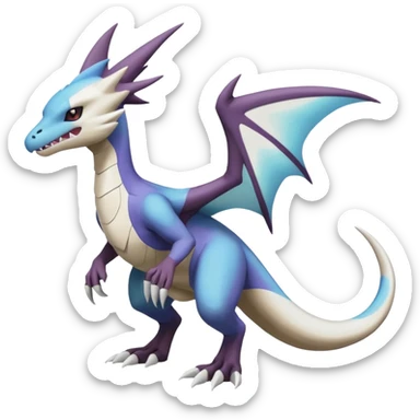 Noivern-Latios-Marowak-Lugia-Fakémon-hybrid-creature (full body)  sticker