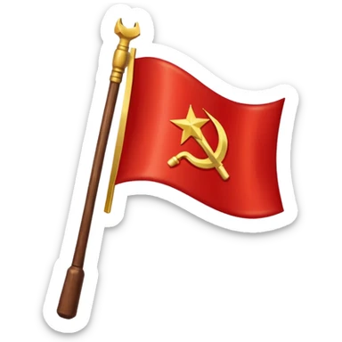 Ussr flag sticker