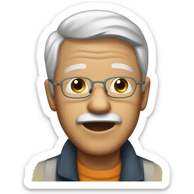 individual who has reached the end of his lifespan sticker