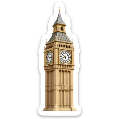 A Big Ben tower 



 sticker
