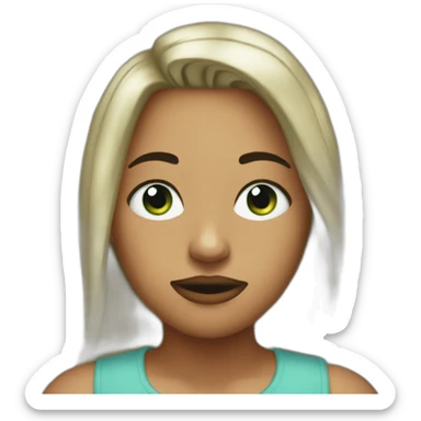 Katrina jaded sticker