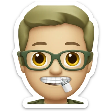 Army dentist sticker