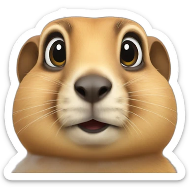 Prairie dog sticker