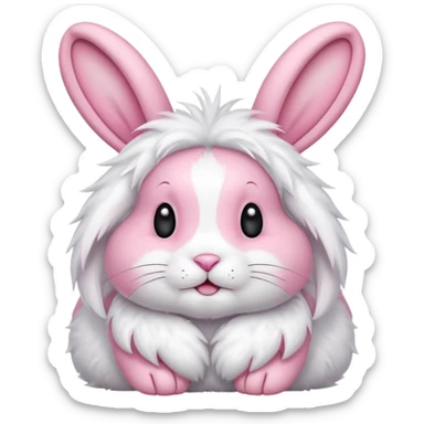 Conejo rosado  sticker
