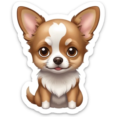 Merle chihuahua  sticker