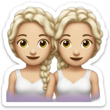 conjoined twins sticker